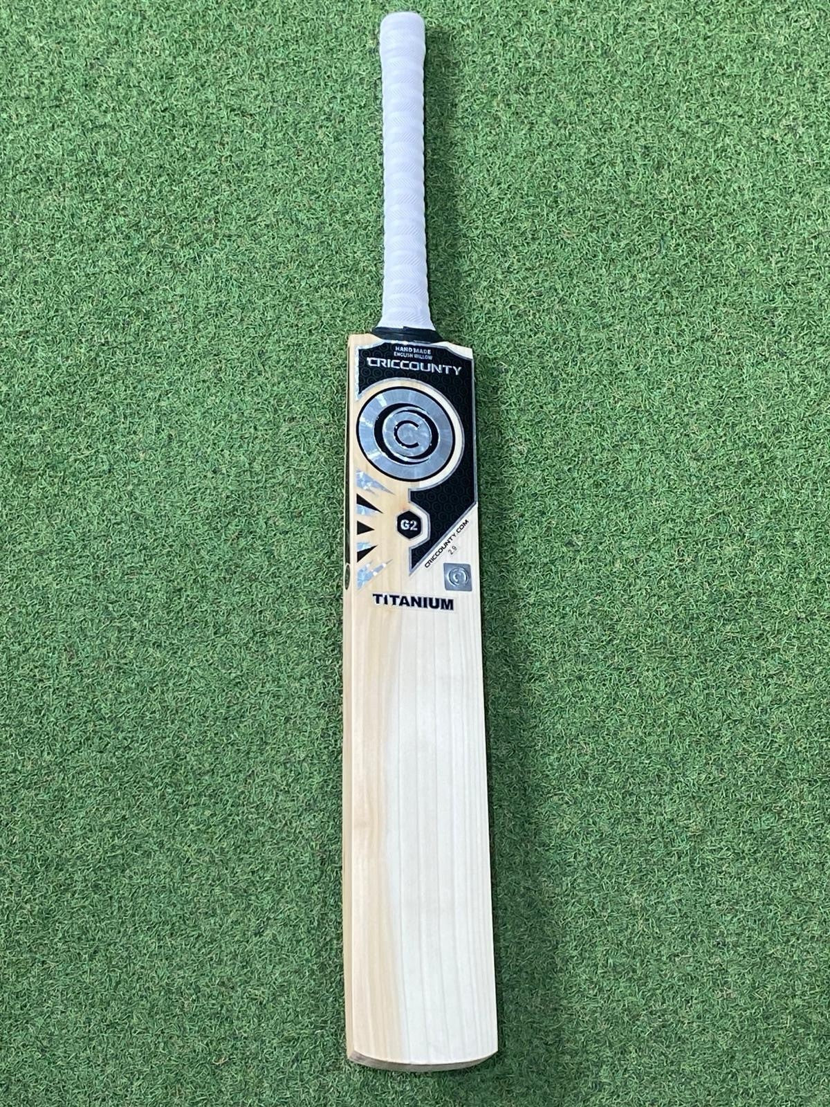 CricCounty Titanium Cricket Bat - Brand New - 2lb 10oz - Full Profile!