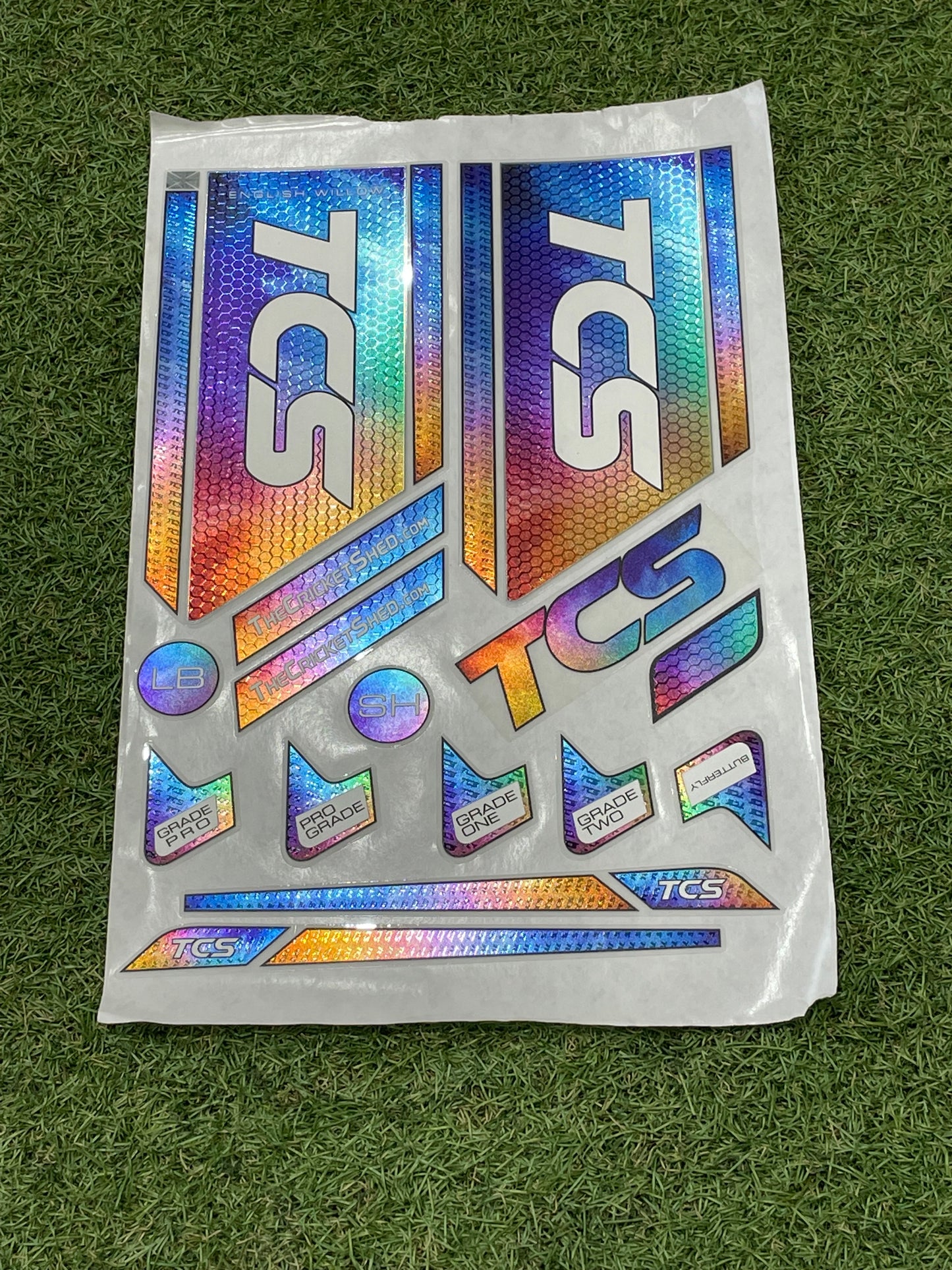 TCS Cricket Bat Stickers