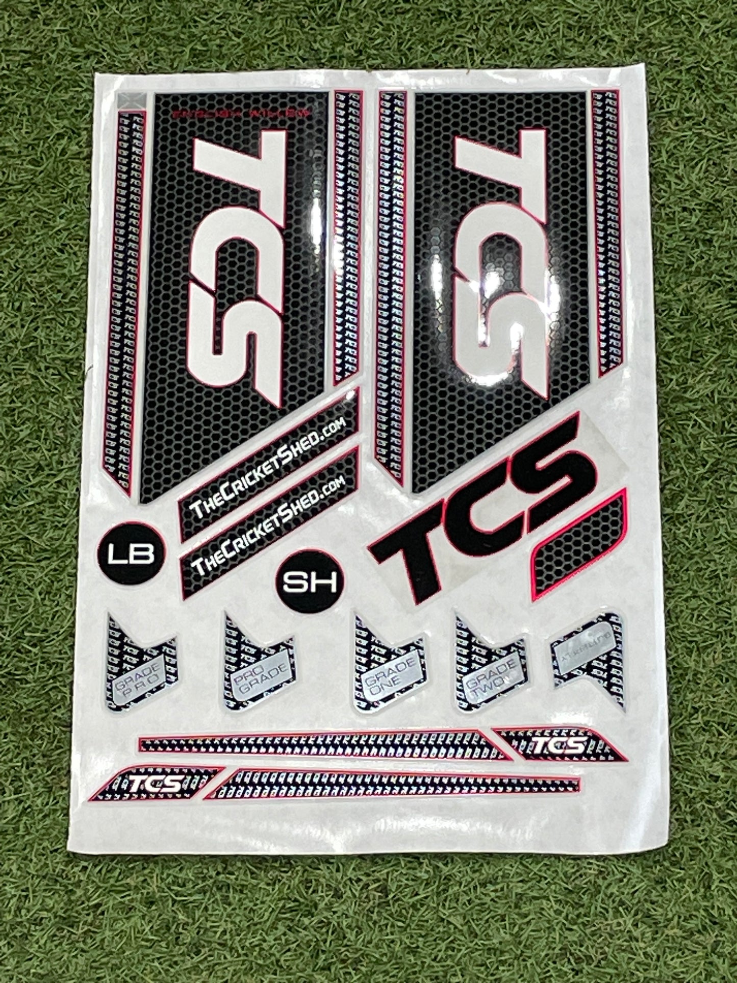 TCS Cricket Bat Stickers