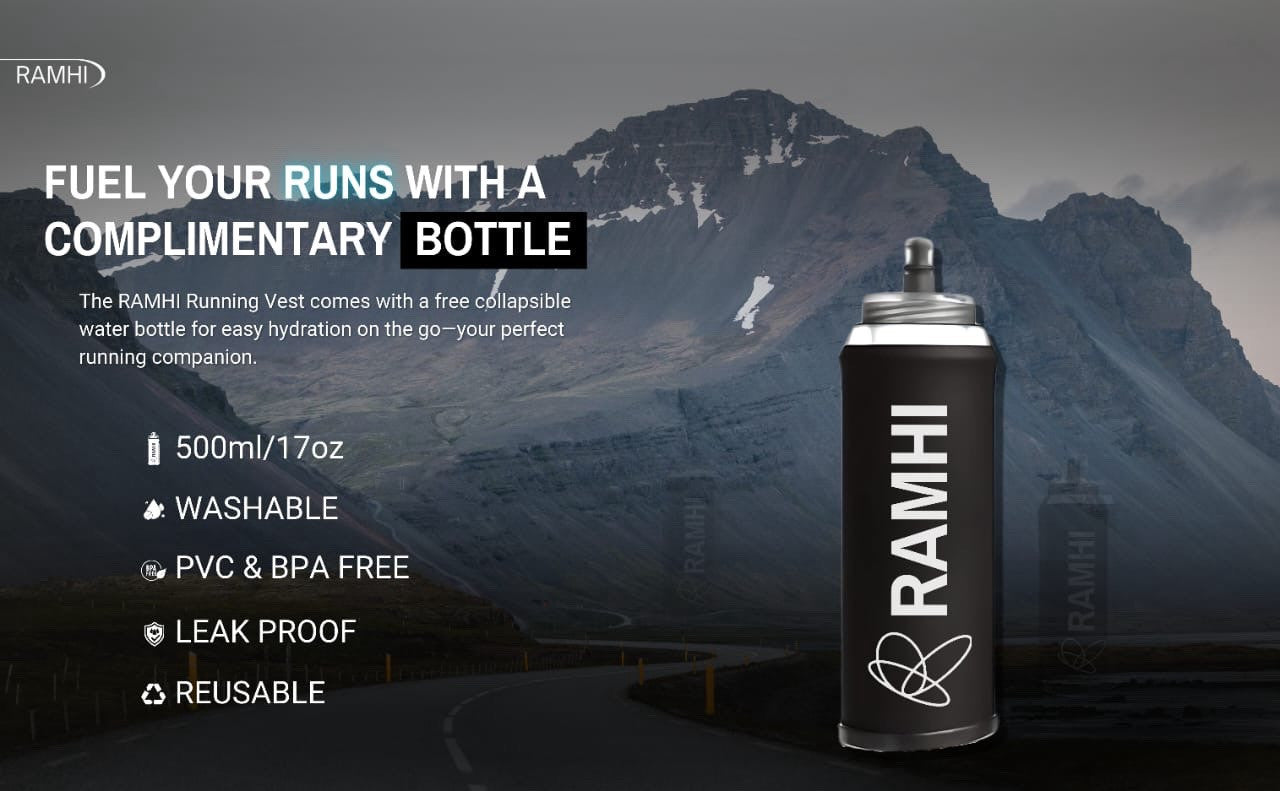 Ramhi Running Hydration Vest With Bottle - Brand New - Exclusive!