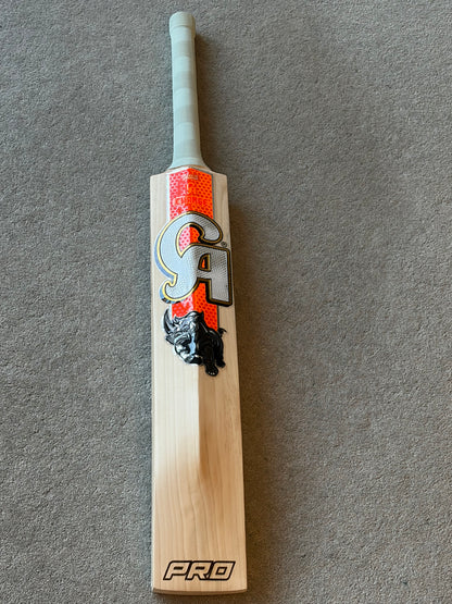 CA Pro Rage Professional Players Maaz Sadaqat Cricket Bat (2lb 8oz)