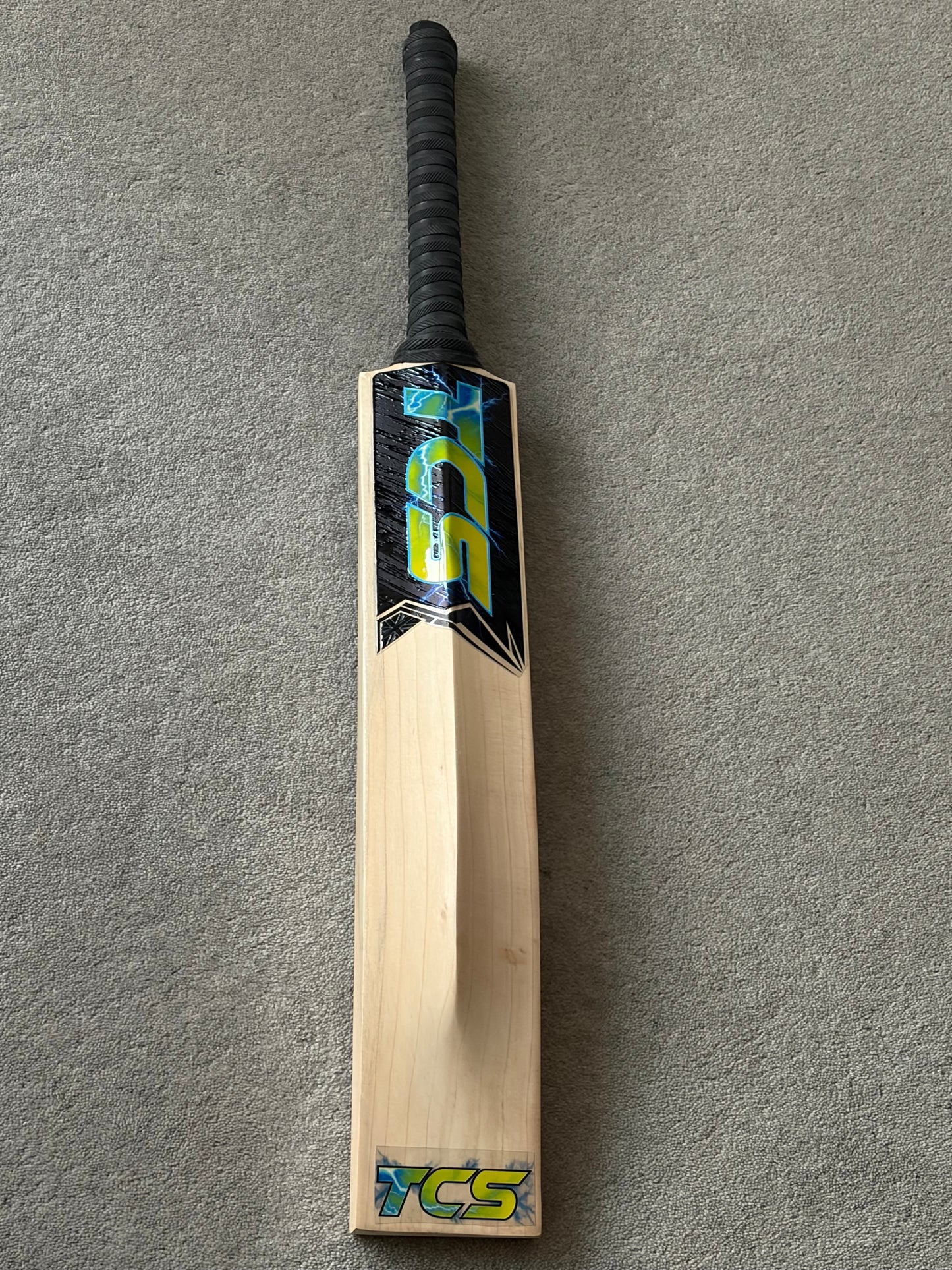 TCS Black Yellow Cricket Bat (2lb 7oz)