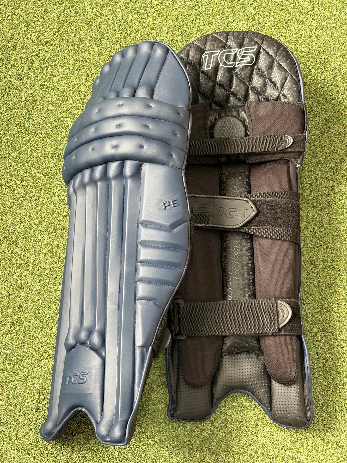 TCS Players Edition Navy Cricket Batting Pads