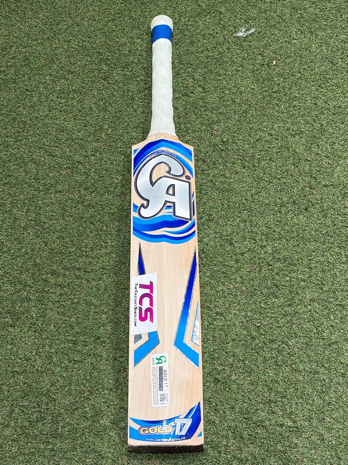 Used CA Gold 17 Short Blade Long Handle Cricket Bat (2lb 10oz)