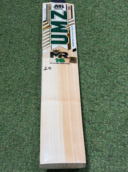MB Malik Mohammed Rizwan Players Cricket Bat (2lb 10oz)