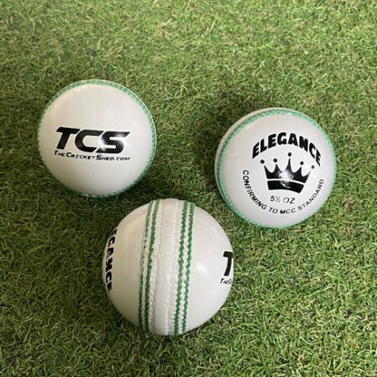 TCS Elegance Red, White or Pink Cricket Balls - Box Of 6 Balls