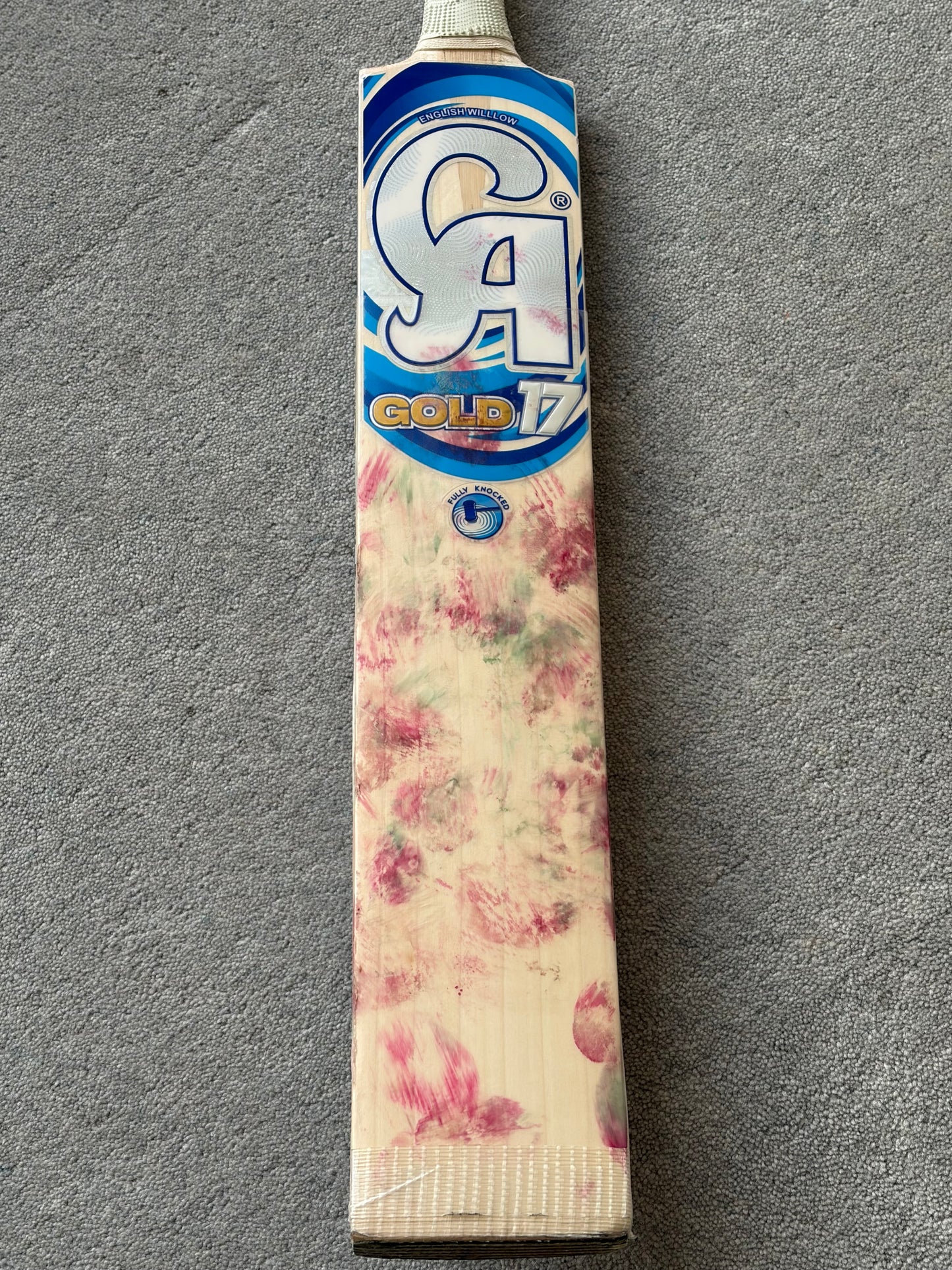 Used CA Gold 17 Short Blade Long Handle Cricket Bat (2lb 10oz)