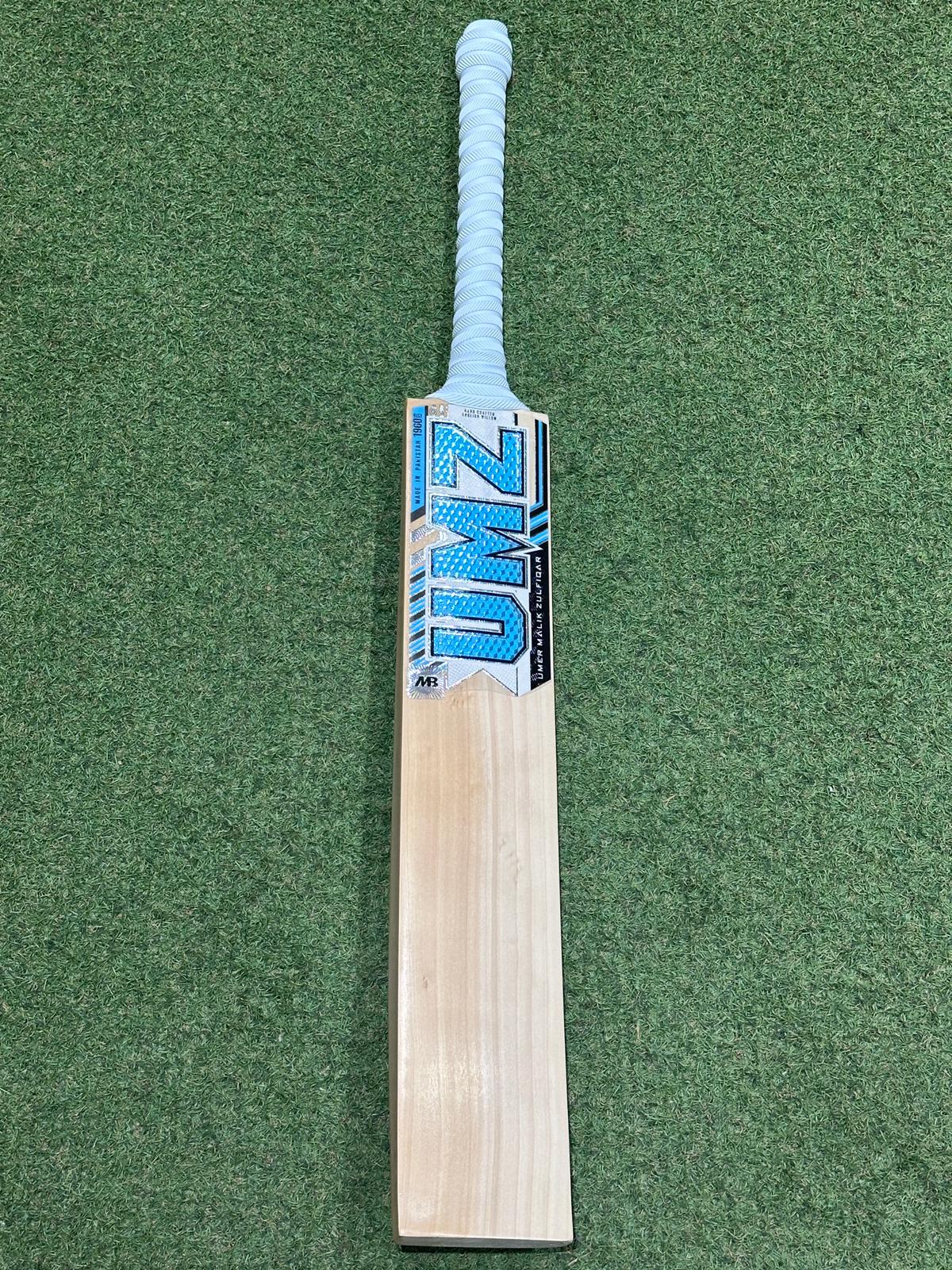 MB Malik UMZ Blue Custom Cricket Bat (2lb 9oz)