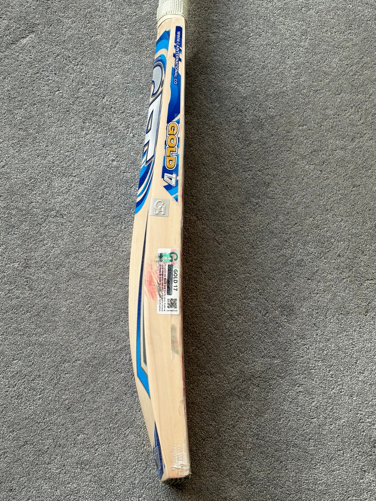 Used CA Gold 17 Short Blade Long Handle Cricket Bat (2lb 10oz)