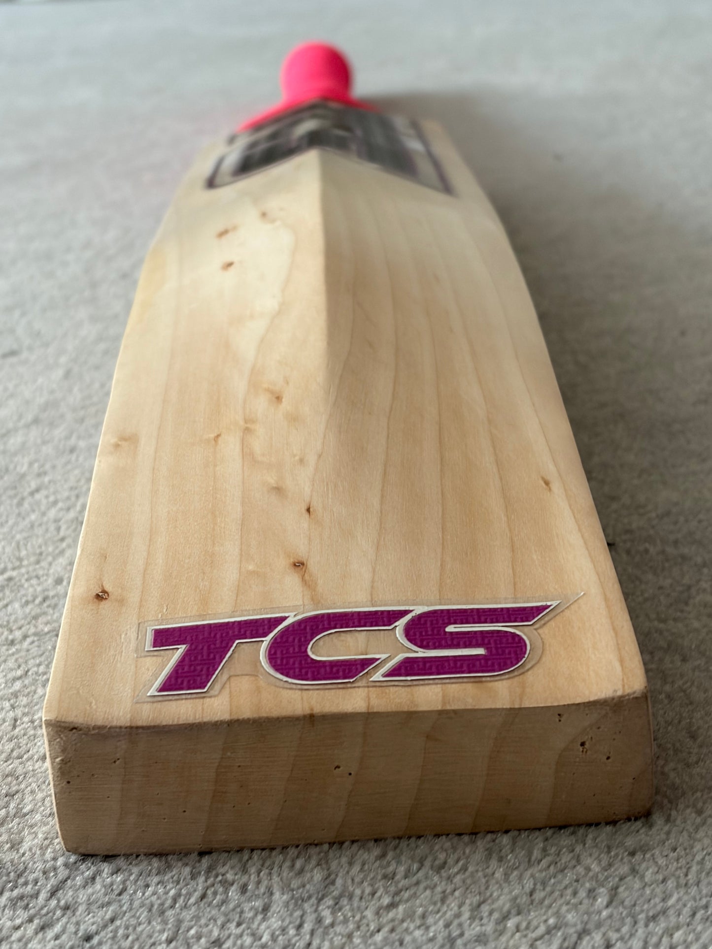 TCS Black/Pink Cricket Bat (2lb 9oz)