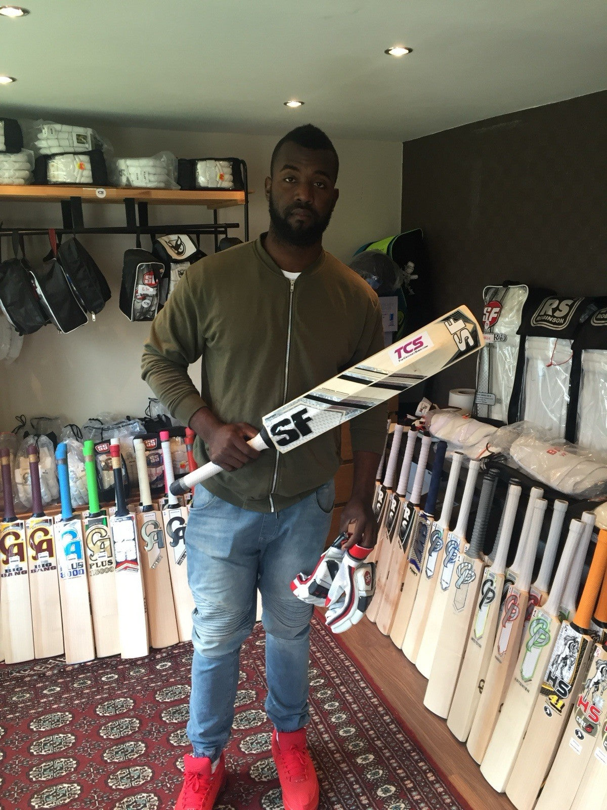 TCS Back Of The Bat Sponsor Cricket Bat Stickers