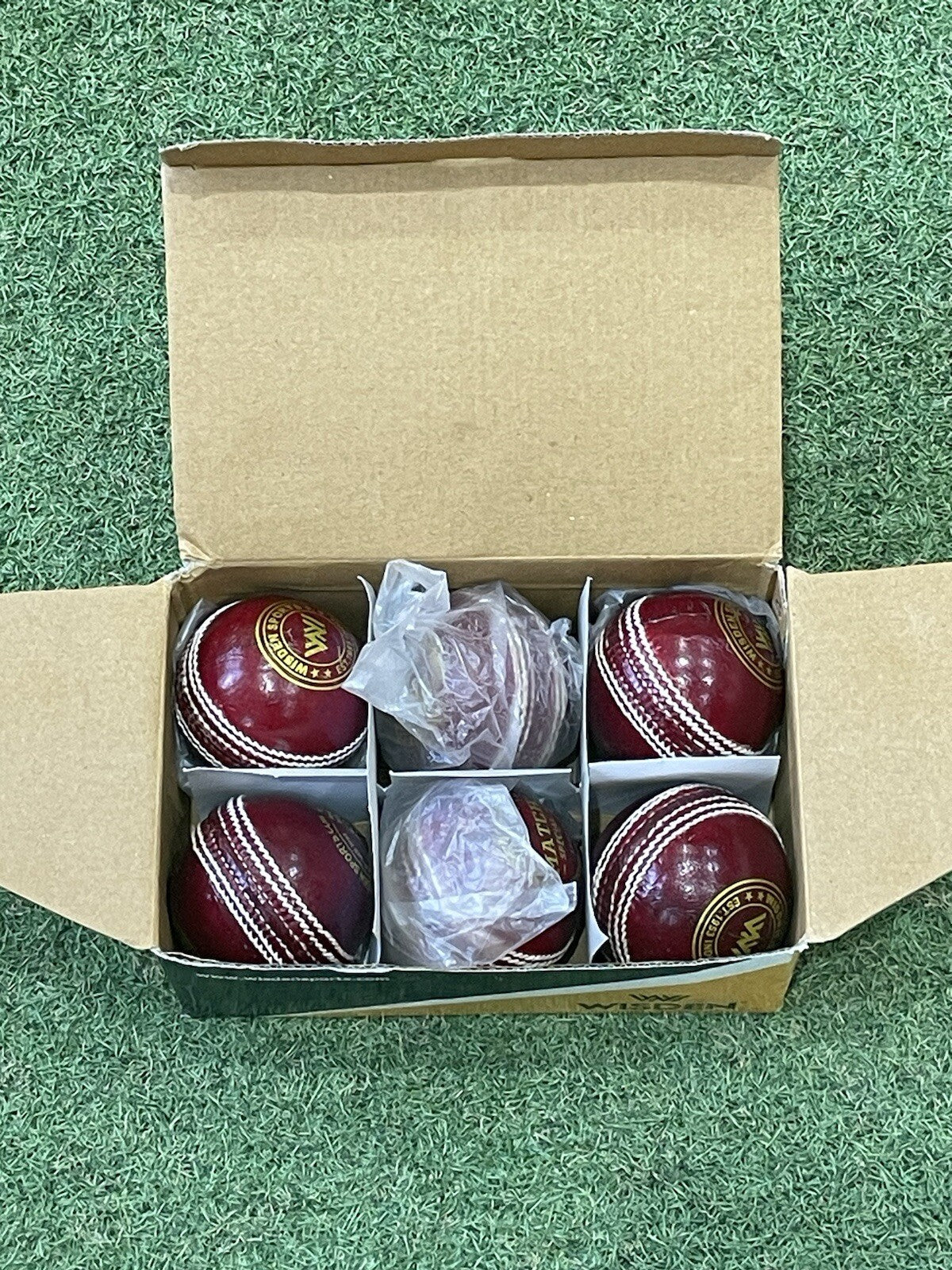 Wisden Match Special Red Cricket Balls - Box Of 6 Balls - 156grams - 5.5oz