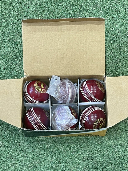 Wisden Match Special Red Cricket Balls - Box Of 6 Balls - 156grams - 5.5oz
