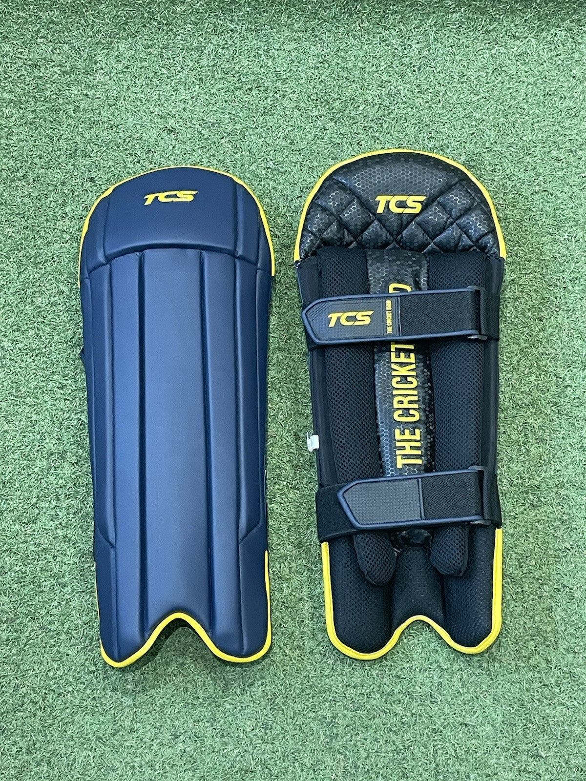 TCS Blue Pro Edition Wicket Keeping Pads – TheCricketShed