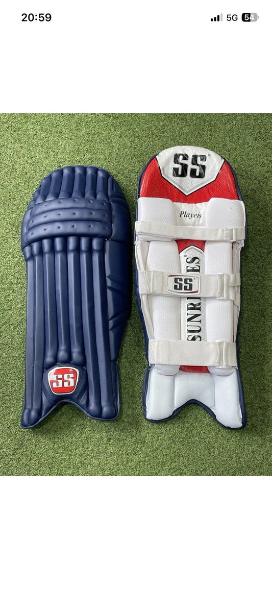 SS Navy Blue Players Batting Pads - Right Hand Mens Size - Brand New