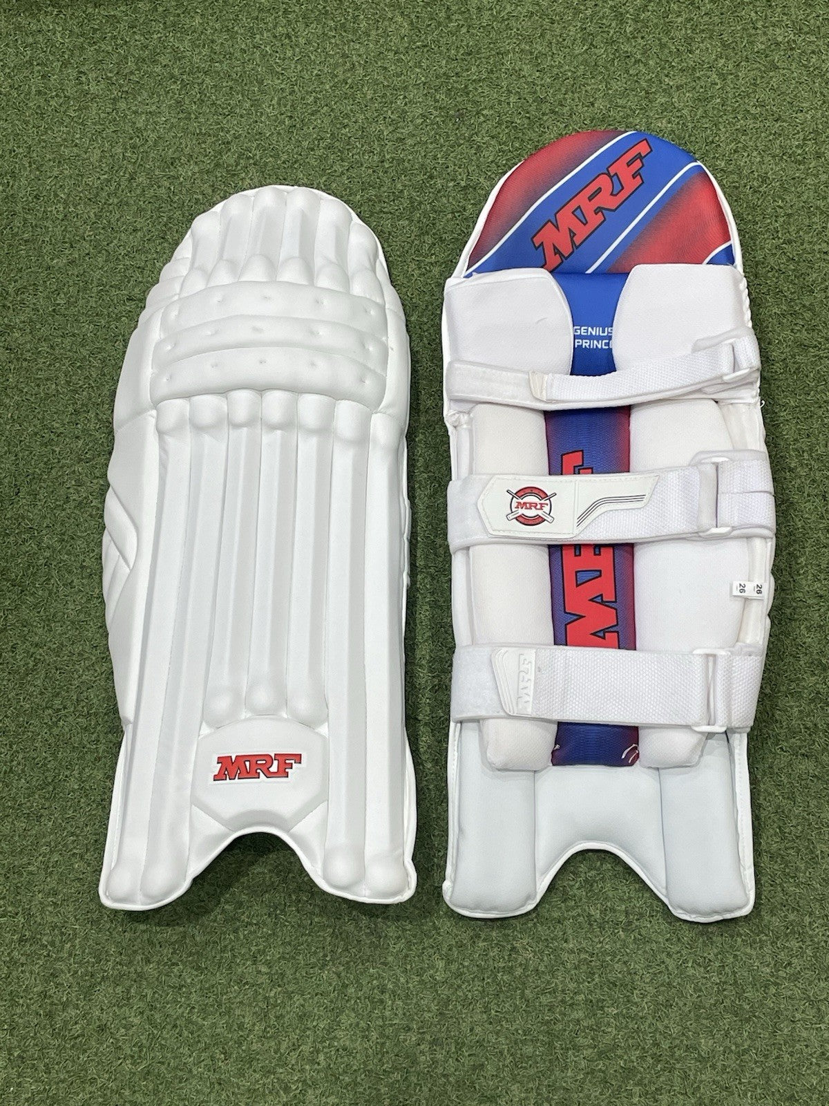MRF Genius Prince Players Batting Pads - Left Hand Mens Size - Brand New