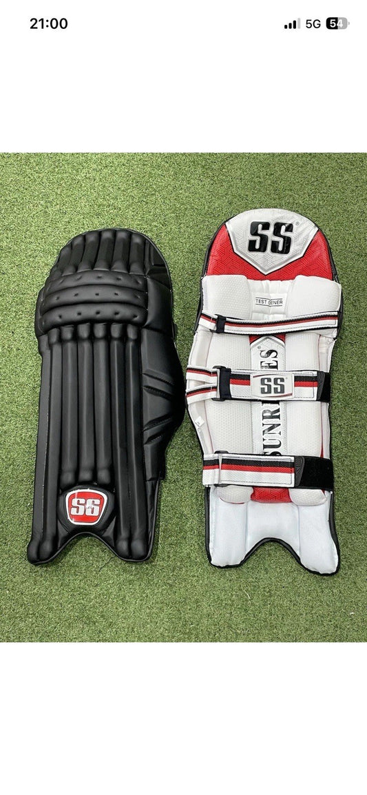 SS Black Players Batting Pads - Right Hand Mens Size - Brand New