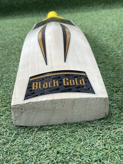 TCS Black Gold Cricket Bat - Brand New - 2lb 11oz - Full Profile