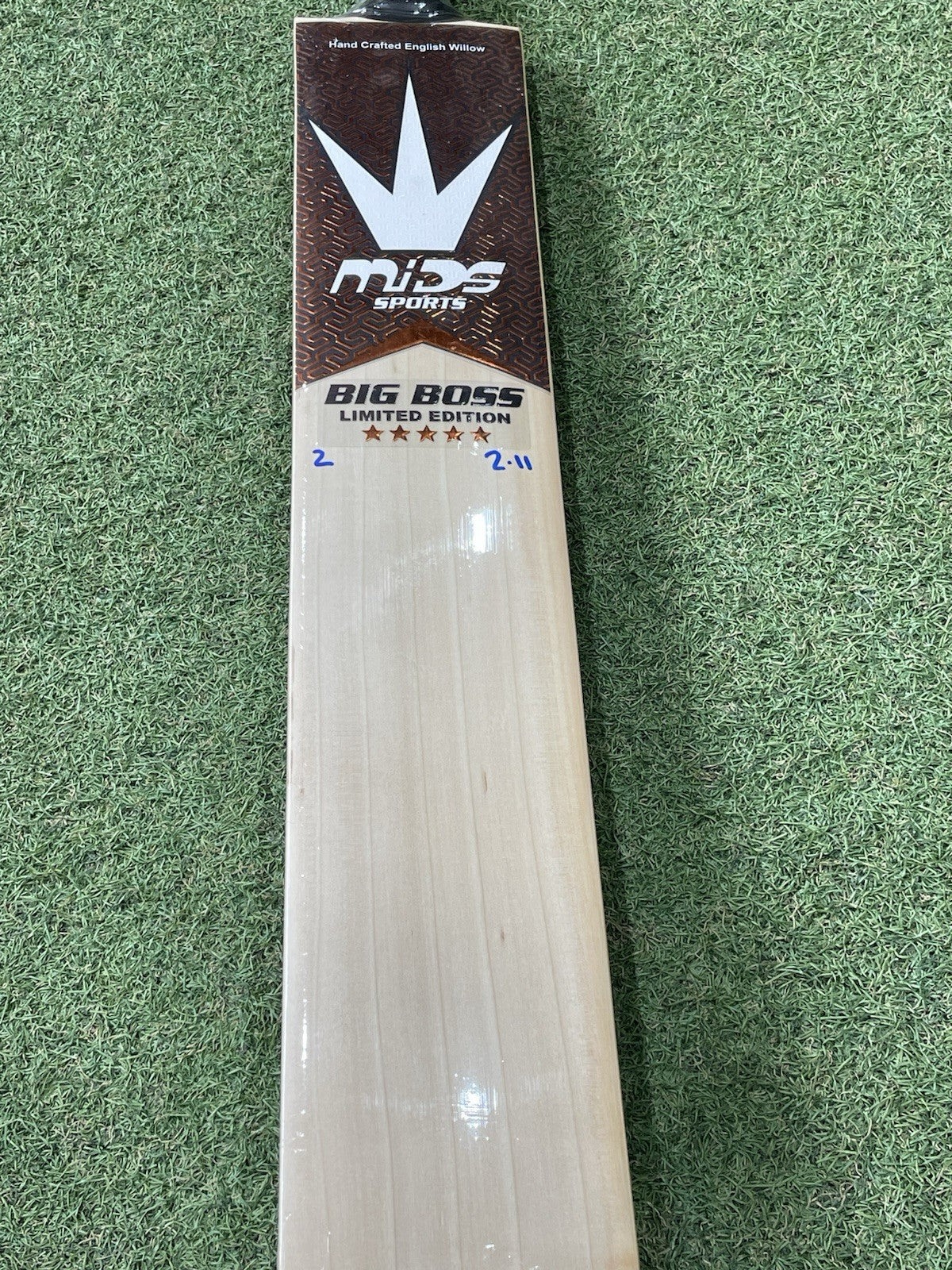 MIDS Big Boss Limited Edition 5 Star Cricket Bat - Brand New - 2lb 11oz