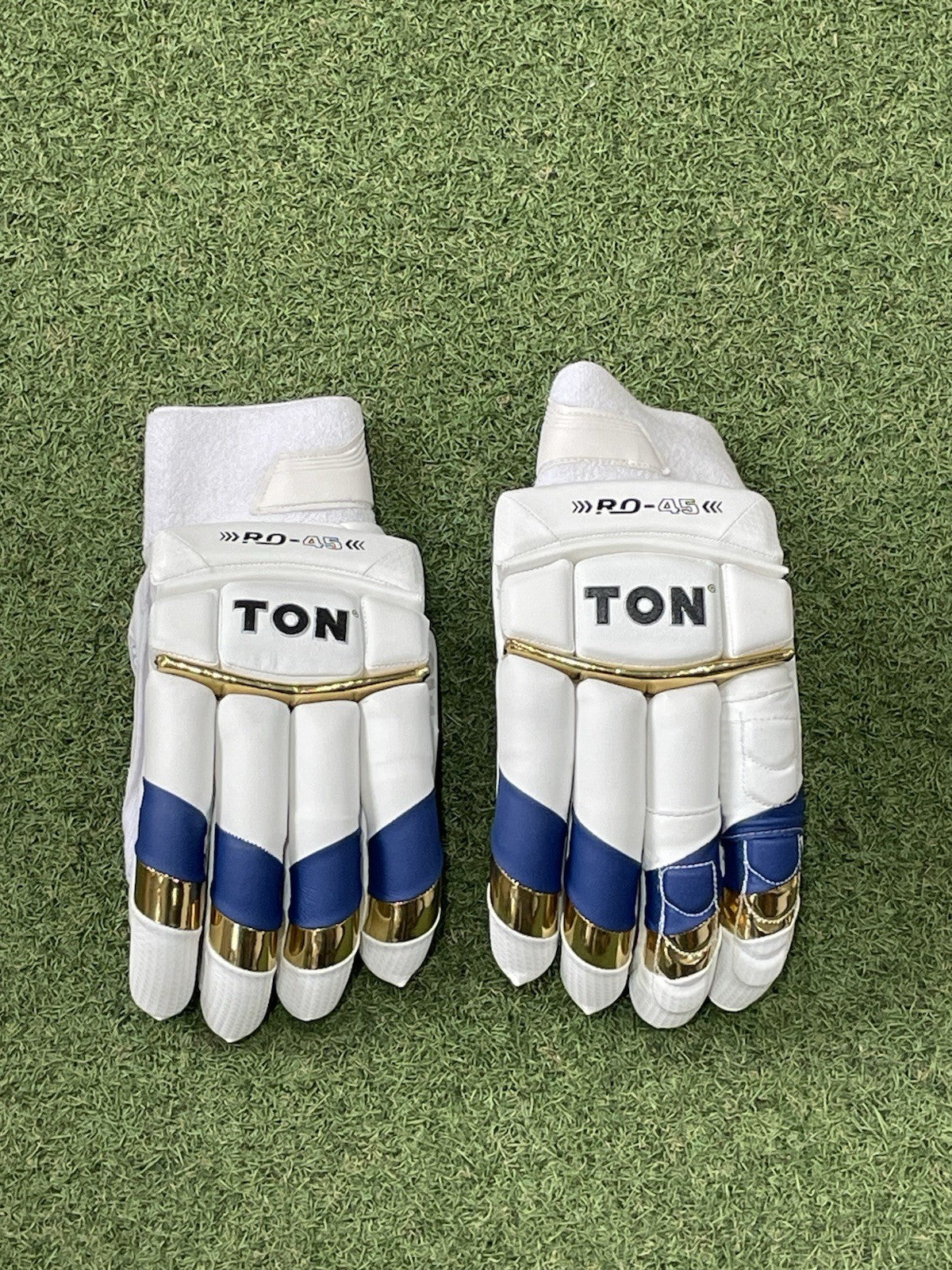 Ton RO-45 Batting Gloves - Brand New - Right Hand Men's Size - Blue / Gold