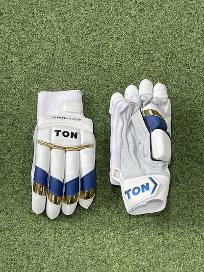 Ton RO-45 Batting Gloves - Brand New - Right Hand Men's Size - Blue / Gold