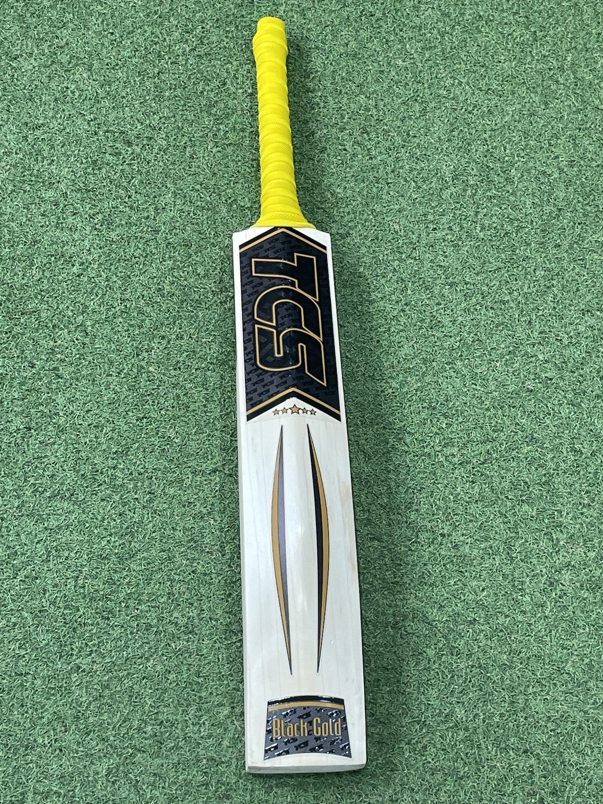 TCS Black Gold Cricket Bat - Brand New - 2lb 11oz - Full Profile