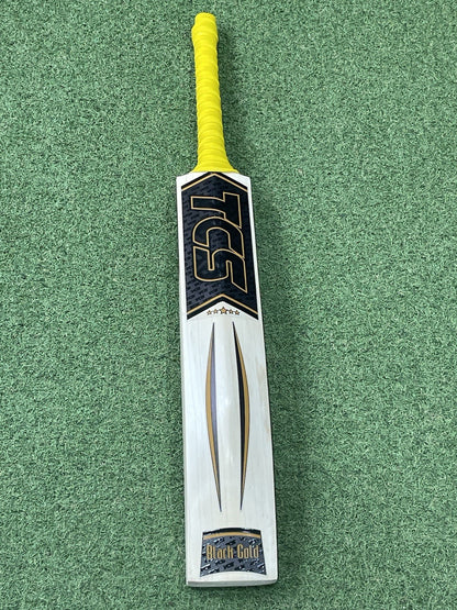 TCS Black Gold Cricket Bat - Brand New - 2lb 11oz - Full Profile