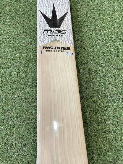 MIDS Big Boss Pro Edition Cricket Bat - Brand New - 2lb 11oz - Massive Profile