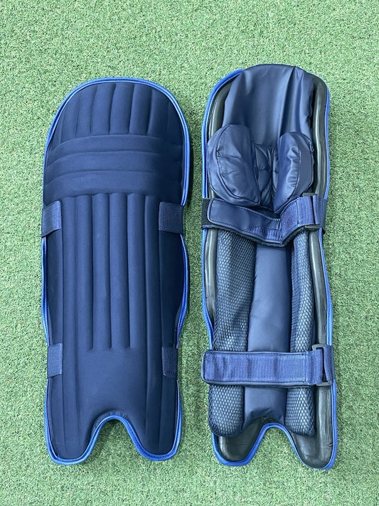 Unbranded Blue Batting Pads - Ambidextrous Mens Size - Brand New - Two Strap!