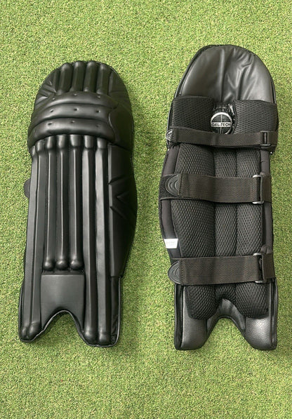 Unbranded Black Players Batting Pads - Right Hand Mens Size - Brand New