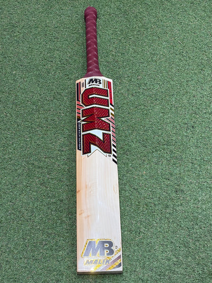 MB Malik UMZ Red Custom Cricket Bat (2lb 10oz)