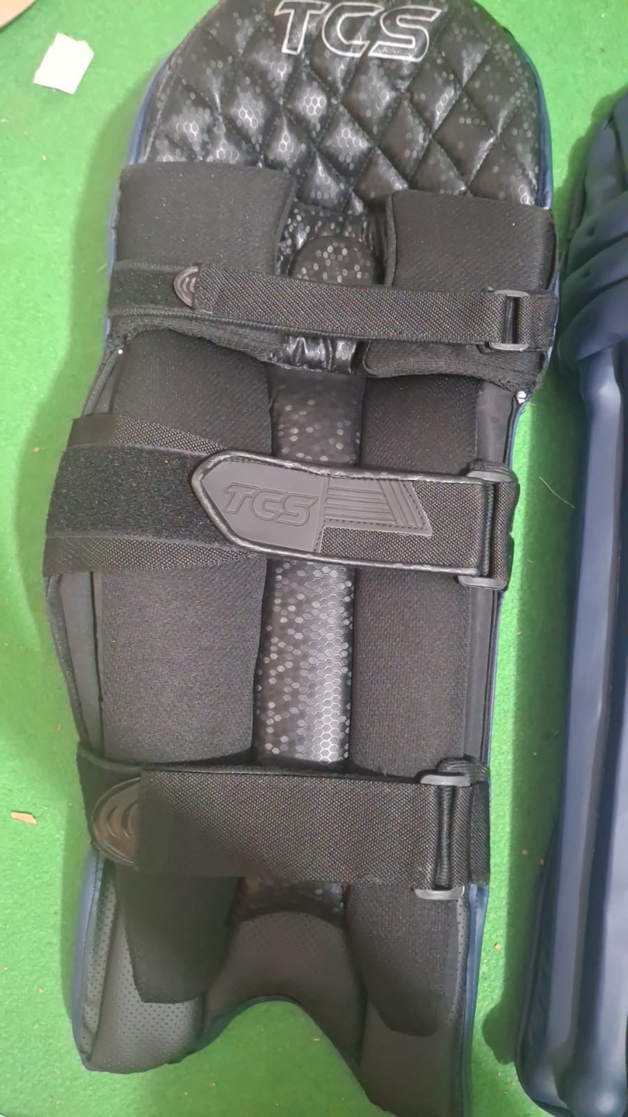TCS Players Edition Navy Cricket Batting Pads