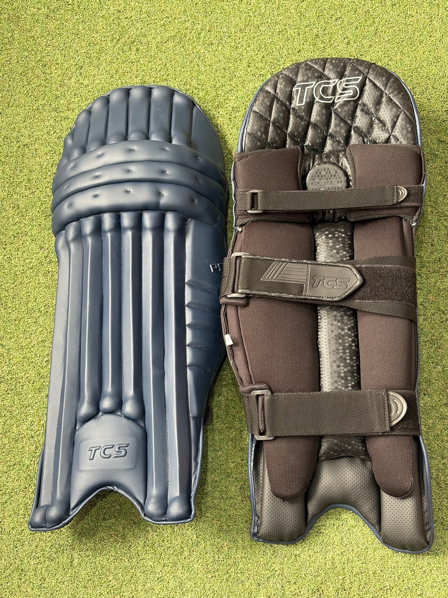 TCS Players Edition Navy Cricket Batting Pads