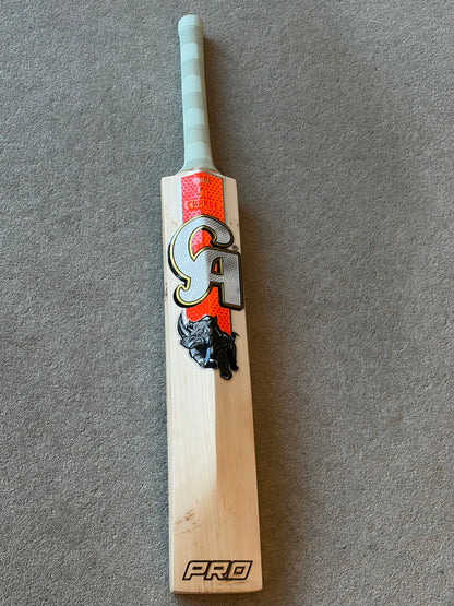 CA Pro Rage Professional Players Maaz Sadaqat Cricket Bat (2lb 8oz)