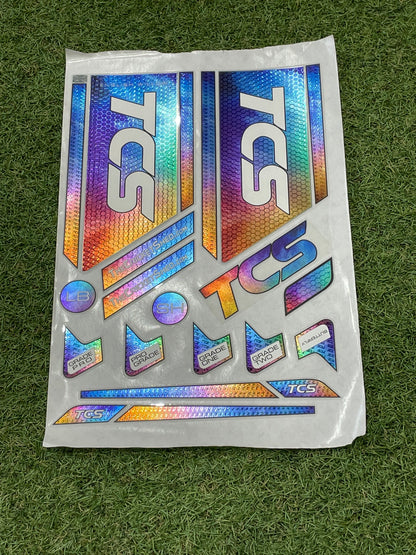 TCS Cricket Bat Stickers