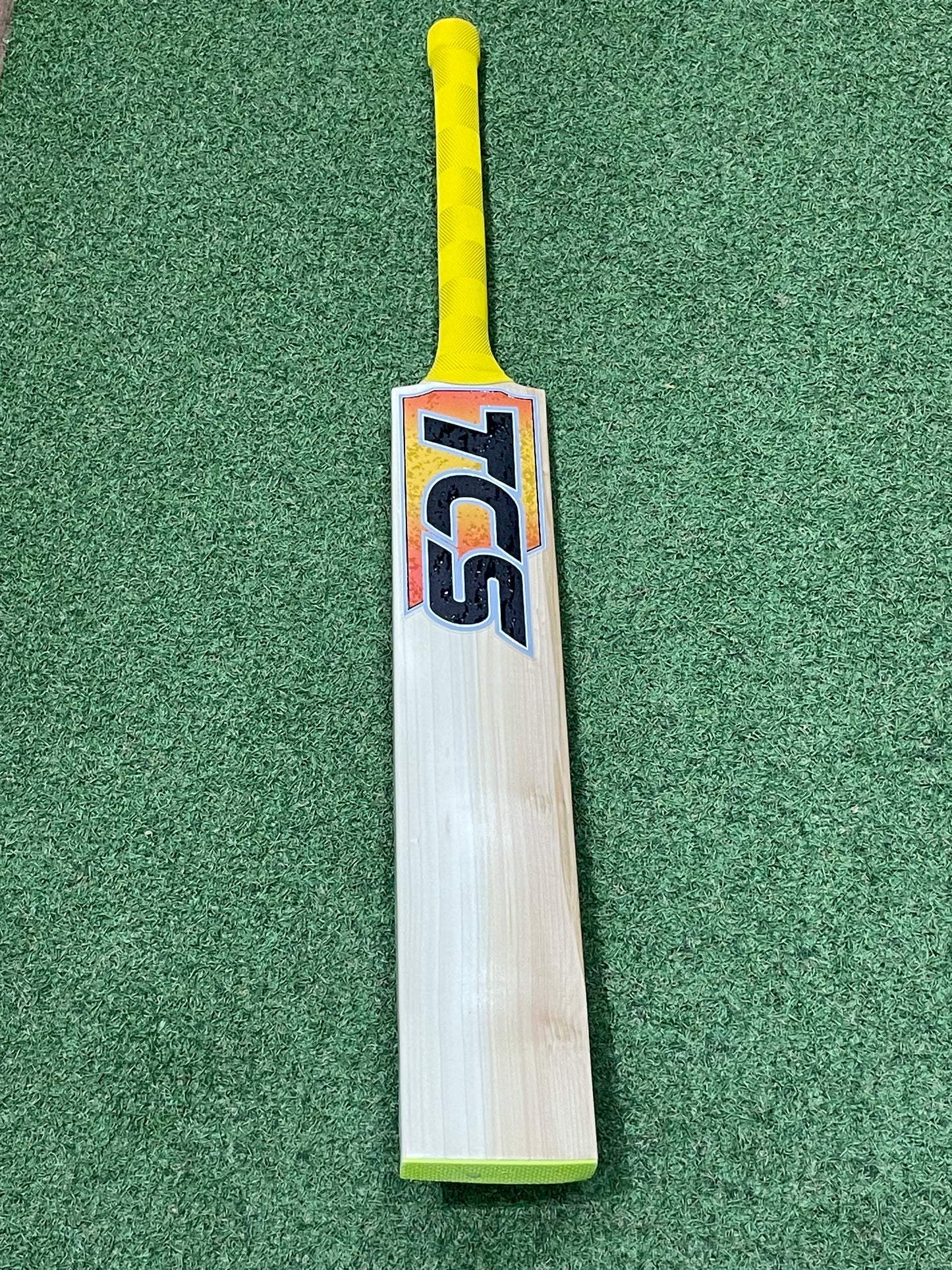 TCS Orange Butterfly Short Blade Long Handle Cricket Bat (2lb 11oz)