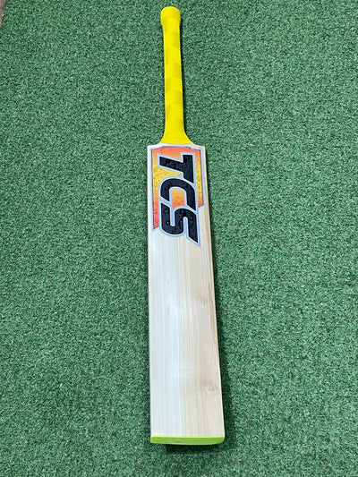 TCS Orange Butterfly Short Blade Long Handle Cricket Bat (2lb 11oz)