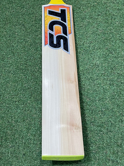 TCS Orange Butterfly Short Blade Long Handle Cricket Bat (2lb 11oz)