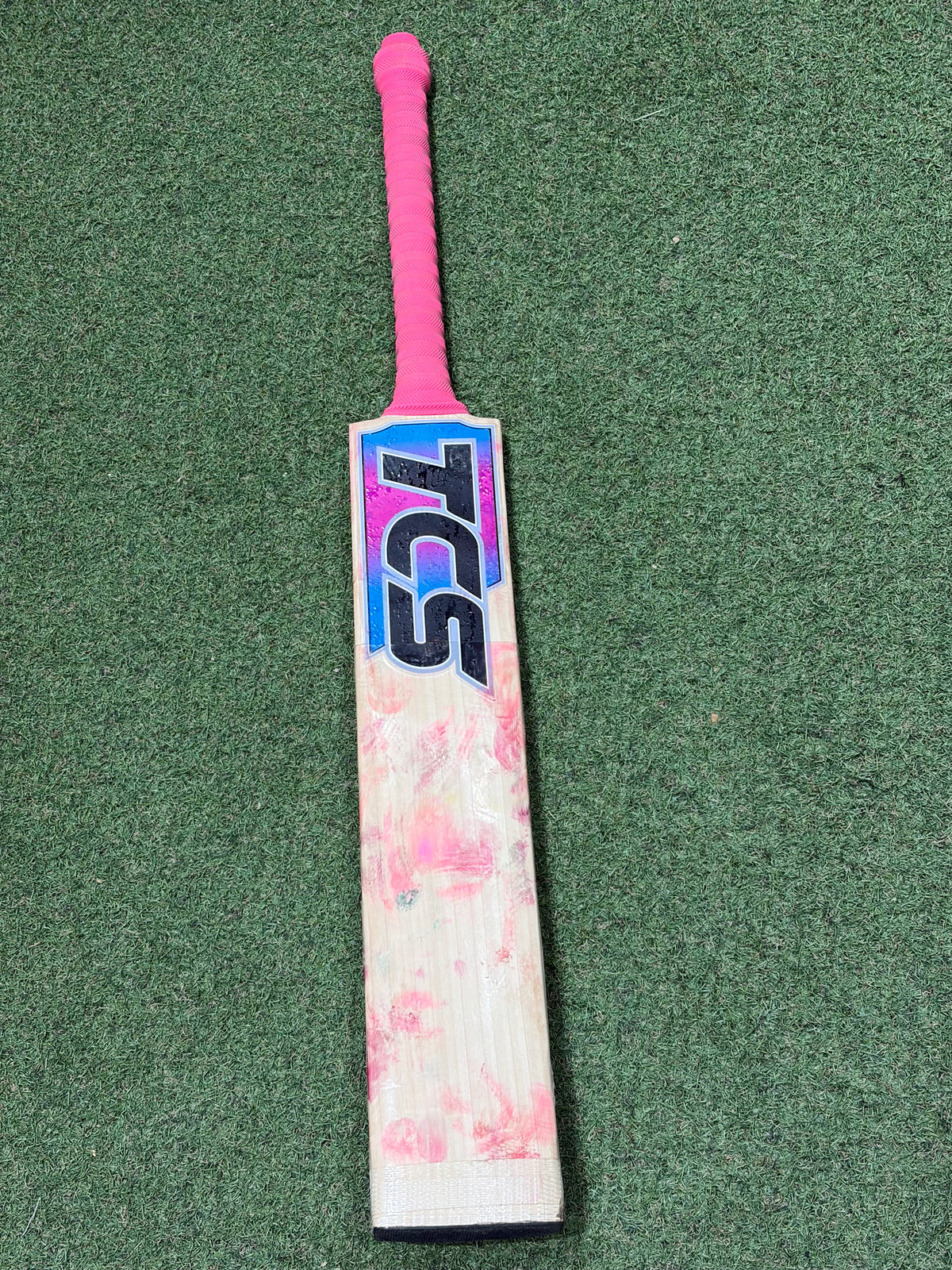 Used TCS Players Short Blade Long Handle Cricket Bat (2lb 12oz)