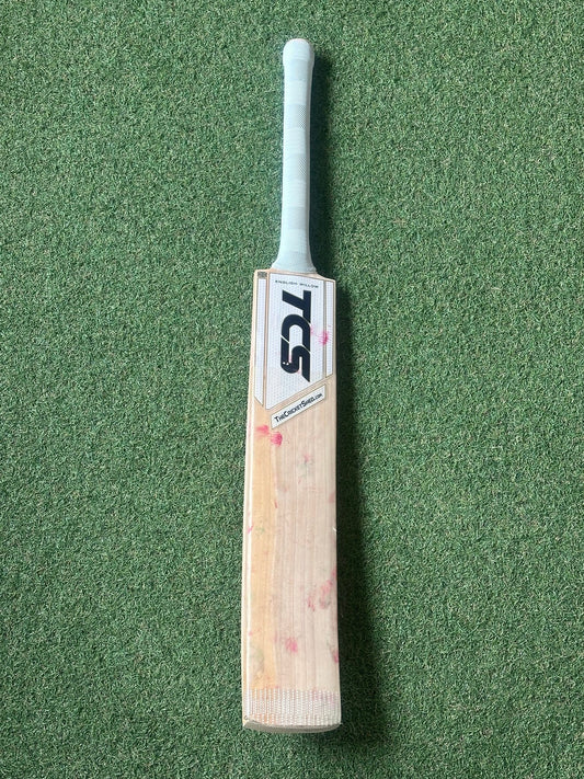 Used TCS White Edition Cricket Bat (2lb 10oz) - Short Blade Long Handle
