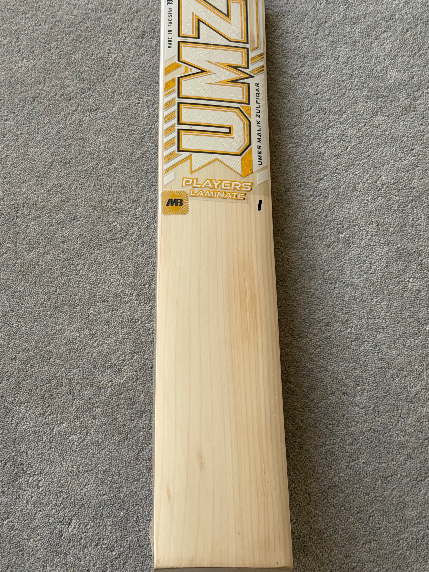 MB Malik UMZ Players Laminate (Double Wood) Cricket Bat (2lb 10oz)