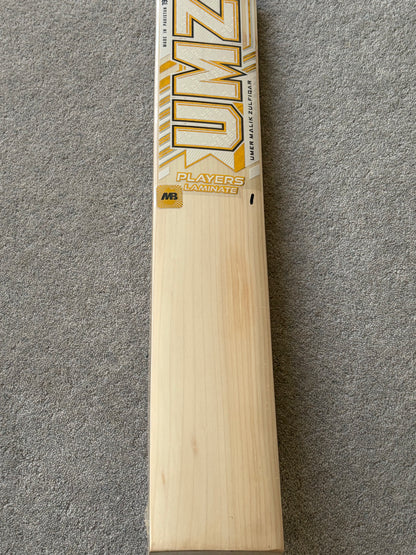 MB Malik UMZ Players Laminate (Double Wood) Cricket Bat (2lb 10oz)