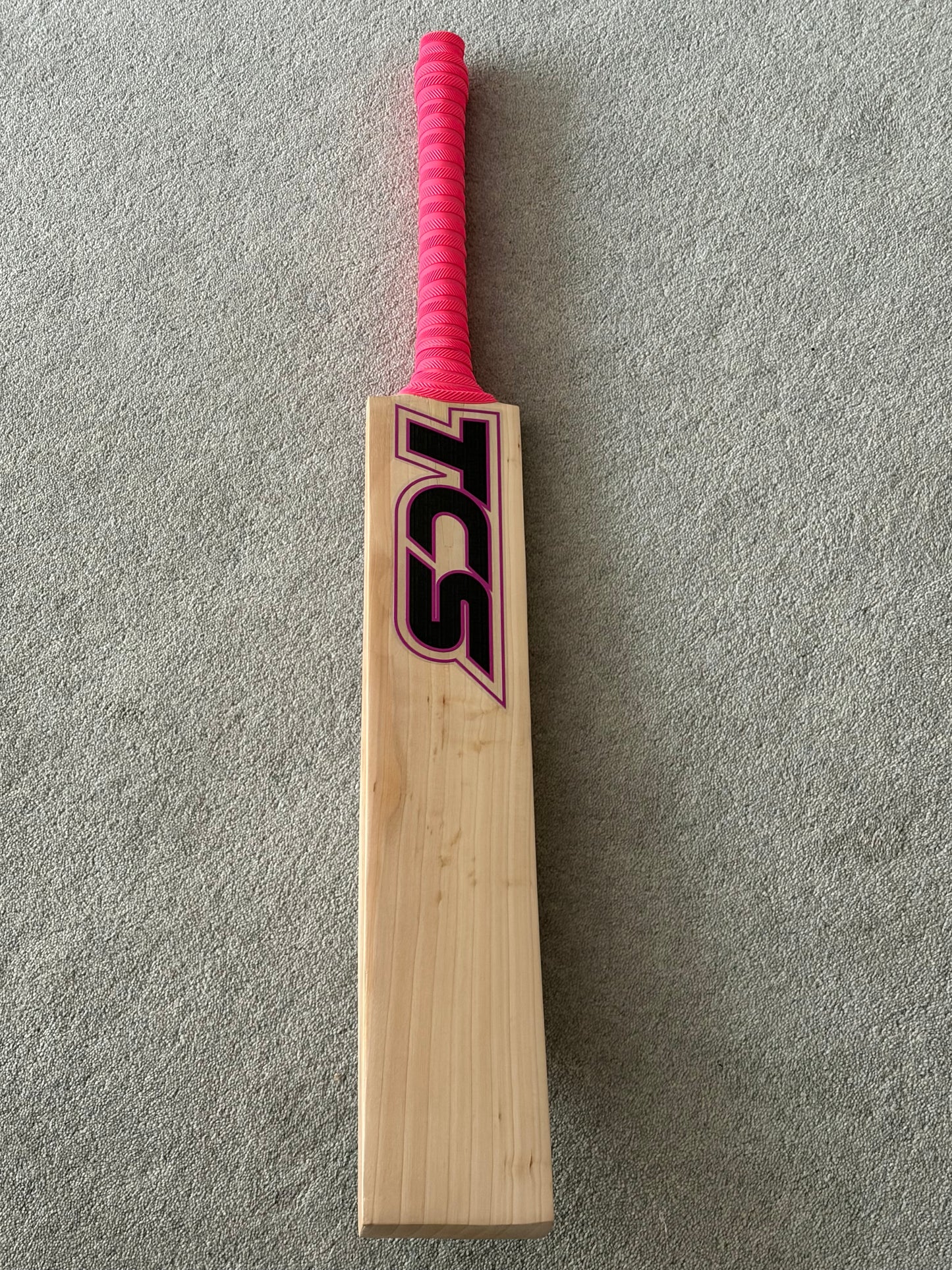 TCS Black/Pink Cricket Bat (2lb 9oz)