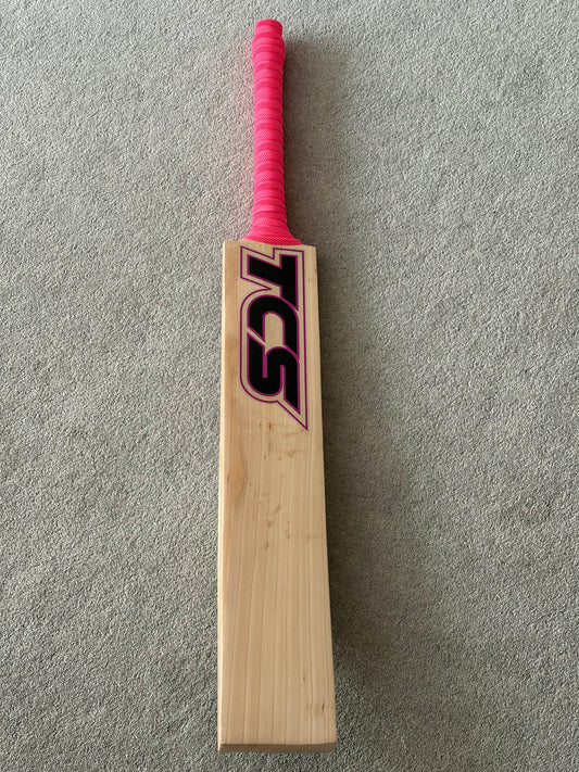 TCS Black/Pink Cricket Bat (2lb 9oz)