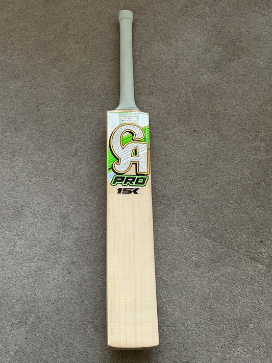 CA Pro 15k Professional Players Hassan Nawaz Cricket Bat (2lb 8oz)