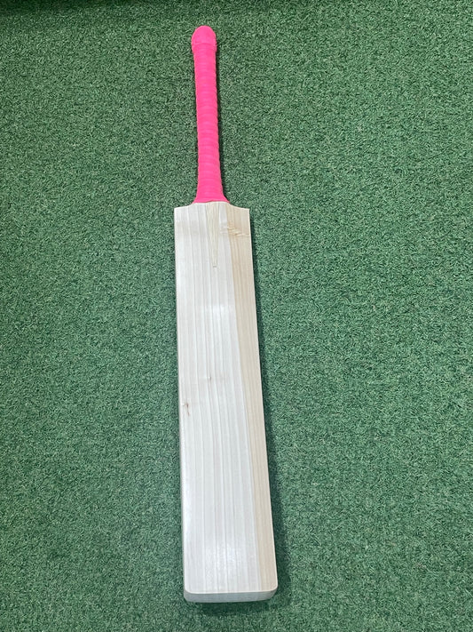 Plain Hell 4 Leather Pro Grade Short Blade Long Handle Cricket Bat (2lb 10oz)