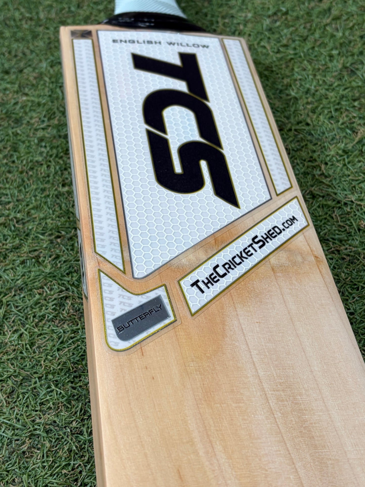 TCS White Edition Butterfly Cricket Bat (2lb 9oz)