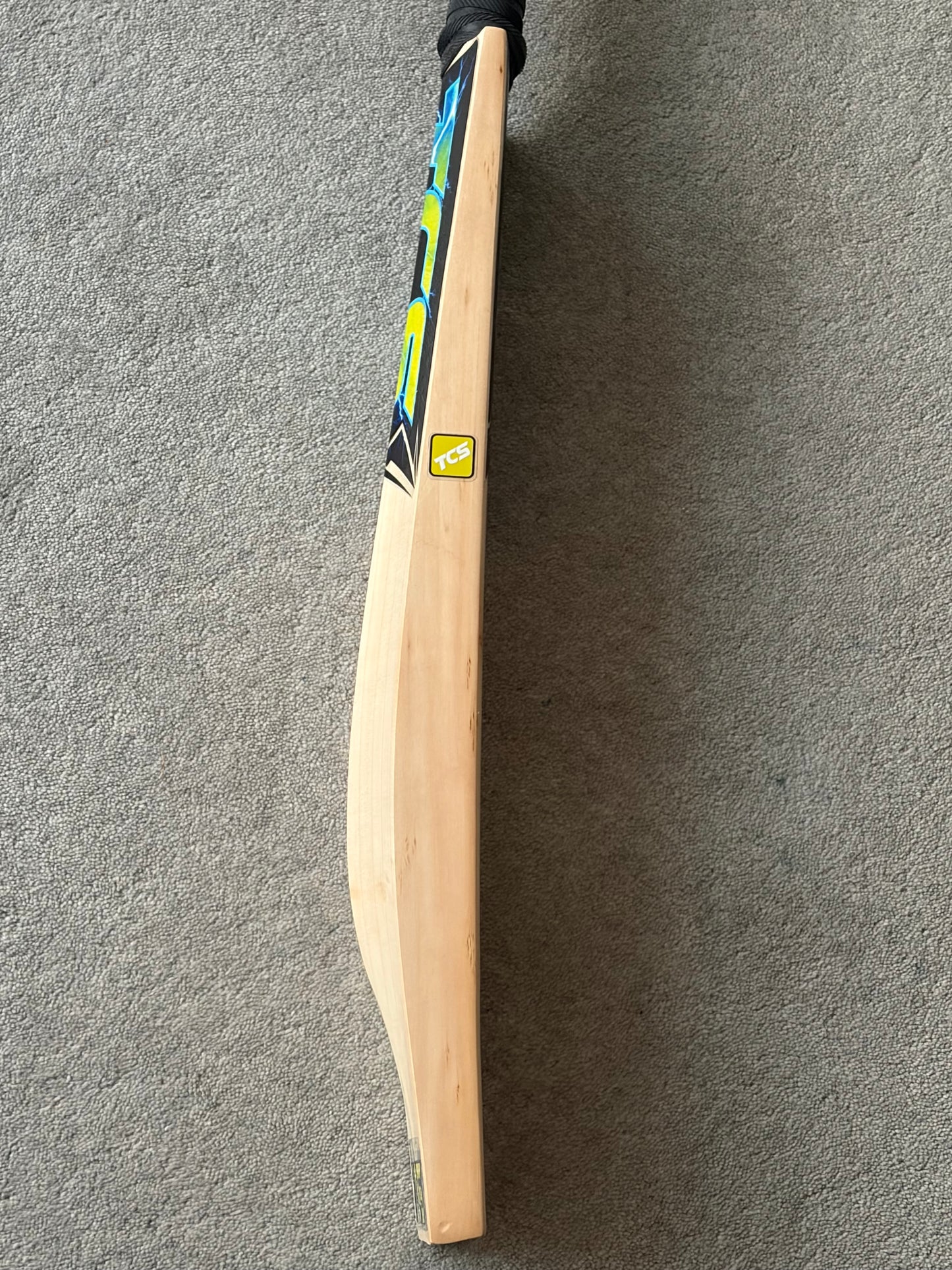 TCS Black Yellow Cricket Bat (2lb 7oz)
