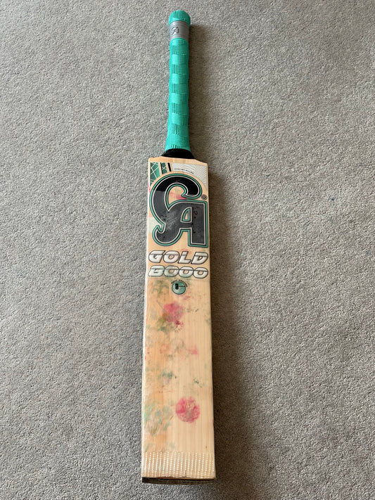 Used CA Gold 8000 Short Blade Long Handle Cricket Bat (2lb 10oz)