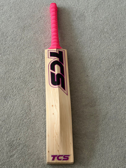 TCS Black/Pink Cricket Bat (2lb 9oz)